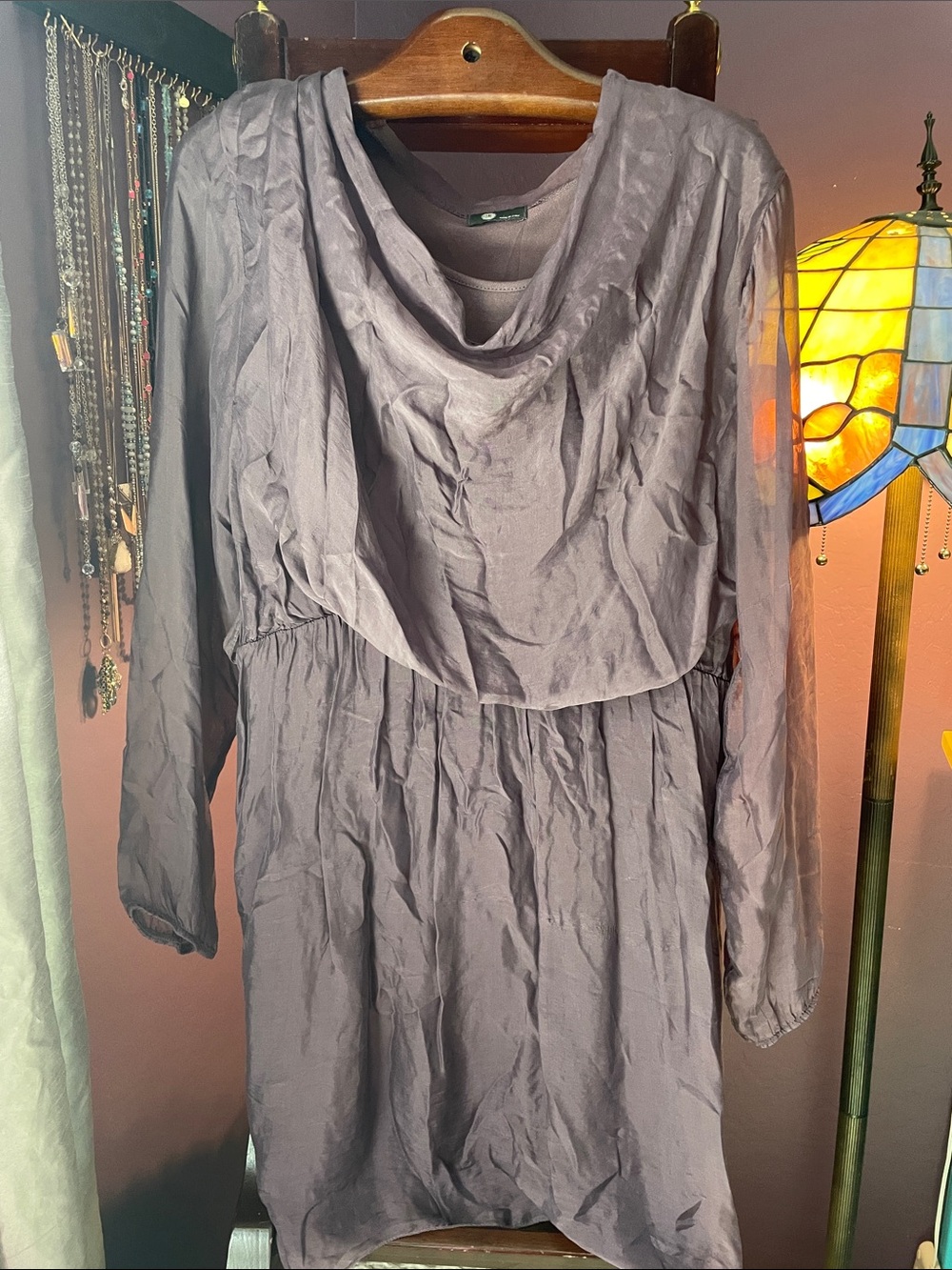 ITALIAN SILK DRESS - Picture 2 of 8